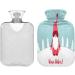 Scandinavian Christmas Elf Hot Water Bottle - 2L Soft Fleece Cover for Hot & Cold Therapy - Buy Online on GoSupps.com