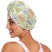 Vintage Daisy Flower Dry Hair Cap | 2 Piece Quick Drying Towel Set with Button Headband | Super Absorbent & Soft for Comfortable Use - Shop Now - Buy Online on GoSupps.com