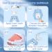 Kids Electric U Shaped Toothbrush Replacement Brush Head Set - 3 Normal & 2 U Shaped Heads for Ages 2-7 | International Shipping Available - Buy Online on GoSupps.com
