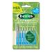 Dentek eco easybrush interdental brush ISO 3 8 pieces -based - 0.6 medium for normal interdental spaces with mint taste & hygienic protective cap - reusable