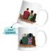 Personalized Dog Couple Mug - Perfect Gift for Dog Lovers | Custom Dog Mom & Dad Cup - Buy Online on GoSupps.com