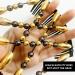 3 Pieces of Beaded Hair Comb Versatile Hair Comb Women's Hair Comb Slide Comb Bun Clip Magic Bead Hair Comb Elastic Hair Clip Suitable for Creating Various Hairstyles (Gun Black White Gold) - Buy Online on GoSupps.com