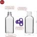 Handsunity 50ml Clear Glass Bottles - Set of 6 with White Droplet Caps | Pharmacy Quality & International Shipping - Buy Online on GoSupps.com