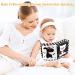 Montessori Contrast Book for Babies 0-12 Months | Black & White Fabric Toy | Sensory Pram Chain Gift - Buy Online on GoSupps.com