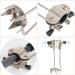 Cane Ice Tip Attachment 2PCS Stainless Steel 5-Prong Cane Tips for Ice crutches padding Non-slip Ice Grip for Winter Walking Sticks Trekking Pole Crutch - Buy Online on GoSupps.com