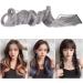 Hair Extension Synthetic Colorful Clip In Hairpiece Curling Wig for Party for Prom for Girls White tea ash - Buy Online on GoSupps.com