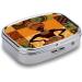 Shop Stylish African Woman Print Pill Box - 2 Compartment Metal Organizer for Travel & Purse - Buy Online on GoSupps.com