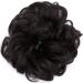 Buy SEGO Hair Extensions - Medium Brown Wavy Hair Tie Updo Bun (30g) | Realistic Look International Shipping - Buy Online on GoSupps.com