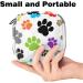 Colorful Dog Paws Women s Binding-Up Bag | Tampon Storage with Zip Pockets - Stylish & Functional - Buy Online on GoSupps.com