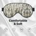 Cute Llama Print Unisex Sleeping Eye Mask - Soft Comfortable Light-Blocking Black Eye Mask for Better Sleep - Buy Online on GoSupps.com