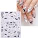 JMEOWIO 3D Embossed Halloween Nail Art Stickers Decals Self-Adhesive 5D Cute Star Ghost Nail Supplies Nail Art Design Decoration Accessories 4 Sheets - Buy Online on GoSupps.com