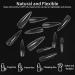 KOXXIAMOQ 240pcs Transparent Coffin Nail Tips - Extra Long Gel & Acrylic Nail Art for Stunning Manicures - Buy Online on GoSupps.com