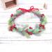 Minkissy Flower Hairband Floral Hair Garland Flower Crown with Holly Berry Leaves Christmas Hair Accessories for Lady Woman Girls - Buy Online on GoSupps.com