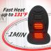 Seat Massager with Heat and Vibrating Nodes - Black Chair Massage Cushion for Back, Shoulder, and Thighs Relief - Buy Online on GoSupps.com