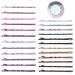 Lurrose 96Pcs Color Glitter Bobby Hairpins - Stylish Hair Clips for Girls & Women - International Shipping Available - Buy Online on GoSupps.com