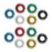 Healvian 12pcs Finger Massager Hand Toy Finger Massager Finger Massage Rings Stress Reducer Acupressure Ring