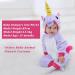 Doladola Baby Rompers Animal Hooded Onesie Toddler Jumpsuit | 0-3 Months Purple Unicorn - Buy Online on GoSupps.com