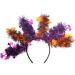 Halloween Headbands Pumpkin Ghost Bat Skeleton Colorful Wool Strips Halloween Hair Bands Halloween Accessories for Adults Halloween Headwear Favors Bat Pumpkin - Buy Online on GoSupps.com