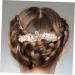 Angoily Alloy Rhinestone Hair Comb Hair Clip Rhinestone Bobby Pins Tiara Bride Hair Accessories Gold Bow Tie Hair Accessories for Wedding Bridal Hair Comb Rhinestone Hair Accessories Pearl - Buy Online on GoSupps.com