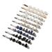 10 Pack Hair Slides Pearl Hair Clips for Women Girls Beaded Stone Hair Pins Handmade Metal Gold Silver Hair Barrettes Bobby Pins Hairpin Hair Accessories