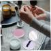 AUTSUPPL 2pcs Dispensing Empty Toner Makeup Triangle Puff Travel Face Powder Case Makeup Jar Glass - Buy Online on GoSupps.com