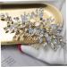 FRCOLOR Hair Accessories Headwear for Women Retro Rhinestone Bridal Headpiece Wedding Hair Clip Silver Headpiece Womens Hair Clips Decorative Hair Combs Bridal Hair Clip Decorations Veil - Buy Online on GoSupps.com