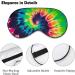 Colorful Tie Dye Sleep Mask for Women - Adjustable Eye Shades with Elastic Strap for Comfort - Buy Online on GoSupps.com