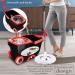 Tsmine Spin Mop Bucket Set | Commercial Floor Cleaning Supplies with 6 Refills | Extended Handle for Hardwood Floors - Buy Online on GoSupps.com