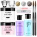AIJIMEI Acrylic Powder Acrylic Nail Kit with Professional Liquid Monomer and Acrylic Nail Brush Cleaner,Acrylic Nail Tools Set Nail Extension Acrylic Nail System Professional Acrylic Nail Kit