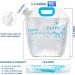 TIFMI 4-Pack 1.3 Gallon Collapsible Water Jug Container Bag - BPA Free, Food Grade, Clear Plastic Storage Tank for Camping, Hiking, Emergency - Leakproof, Freezable, Foldable Water Bottle (4-Pack) - Buy Online on GoSupps.com