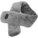 Shop Heated Neck Wrap | Soft & Breathable Vibration Massage Scarf - USB-Powered Outdoor Warmth (Dark Gray) - Buy Online on GoSupps.com