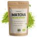 Matcha 90 Grammes - Organic - Without Bamboo Whisk & Whisk - Culunary Tea Powder - Starter set - Latte - Broom - Japan - Powder - Tea - Th vert japonais - Naturel - Biologique