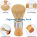 Genixart Shaving Brush Nature Bristle Shave Brush Luxury Shaving Brushes for Men as Gift for Father Boyfriend Husband (2 pcs Gift Pack) 2pcs Pack - Buy Online on GoSupps.com