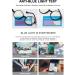Abetos Retro Blue Light Filter Glasses for Men & Women - Modern Round Anti-Blue Light Reading Glasses - 1.5x Visual Aid - Buy Online on GoSupps.com