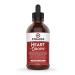 Strauss Naturals Heartdrops - Herbal Heart Support Supplement with European Mistletoe Aged Garlic Extract 100 ml Cinnamon Flavour Soy Free
