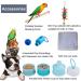 Bird Carrier Travel Cage Parrot - Lightweight Pet Travel Bag with Feeder Cups and Standing Perch | Outgoing Bag for Small Animals - Black - Buy Online on GoSupps.com