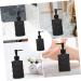 JE COMPRIS Travel Shampoo Container & Hand Soap Dispenser - Glass Liquid Pump for Travel - Eco-Friendly Press Bottle for Liquids - Buy Online on GoSupps.com
