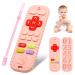 Baby biting toys baby remote control bite ring silicone tooth aid baby bpa-free with baby pacifier chain silicone teeth only accessories for 3+ months baby (pink) orange
