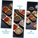 LIFKOME 6 Pcs Seasoning Dish Appetizer Dessert Plate Two Compartment Food Container Sauce Bowl Kitchen Dish Tool Chip and Dip Gold Cups Vinegar Dish Japanese and Korean 304 Stainless Steel 20x8cmx2pcs Goldenx2pcs - Buy Online on GoSupps.com