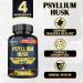 Psyllium Husk Apple Pectin Ginger Blend Supplement - 8450mg - with Black Pepper - 90 Vegan Capsules - Buy Online on GoSupps.com