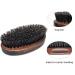 Wooden Boar Bristle Beard Brush - Hannana Classical Black Walnut Style Handle | Beard Straightener for Softening and Cleaning - Perfect Gift for Men (1 Pack) - Buy Online on GoSupps.com