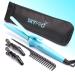 Professional Series Hair Curling Iron 1 Inch & Bonus Travel Pouch by SKYPRO | Small Curling Iron for Short Hair | Perfect Mid-Length Ceramic Curling Iron Barrel & Firm Clamp for All Hair Textures