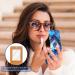 Travel Lipstick Organizer Case | Portable Makeup Bag with Mirror | Blue Rose Design - Perfect for International Shipping - Buy Online on GoSupps.com