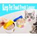 COMTIM Silicone Cat Food Can Lids & Spoon - 2 Pack Small Can Covers for 3 oz Cans - Buy Online on GoSupps.com