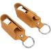 Asthma Inhaler Holder 2 Pieces of Easy-Access PU Inhaler Case with Snap Closure Useful for Traveling (Turmeric) - Buy Online on GoSupps.com