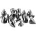 100 Sets 9MM Gun Metal Spikes and Studs - Screw Back Rapid Rivets for Clothing, Shoes, Leather Craft - Punk Studs and Spikes Accessories - Buy Online on GoSupps.com