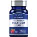 Piping Rock Melatonin 3mg | 180 Fast Dissolve Tablets | Berry Flavor | Adult Support Formula | Non-GMO Gluten Free