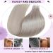 Laavoo Blond Extensions | Real Hair Tape 55cm | Seamless Platinum Blonde #60 | 10pcs 25g Hair Extensions - Buy Online on GoSupps.com