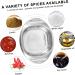 Milisten 1pc 304 Stainless Steel Saucer Painting Color Holder Salad Dressing Cruet Kitchenware Rack Stainless Steel Divided Plate Round Condiments Ramekins Soy Sauce Snack Dog Dessert Plate 11x8.5x1.5CM - Buy Online on GoSupps.com