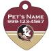 Florida State Seminoles Pet Id Tag for Dogs & Cats | Personalized for Your Pet | NCAA Officially Licensed